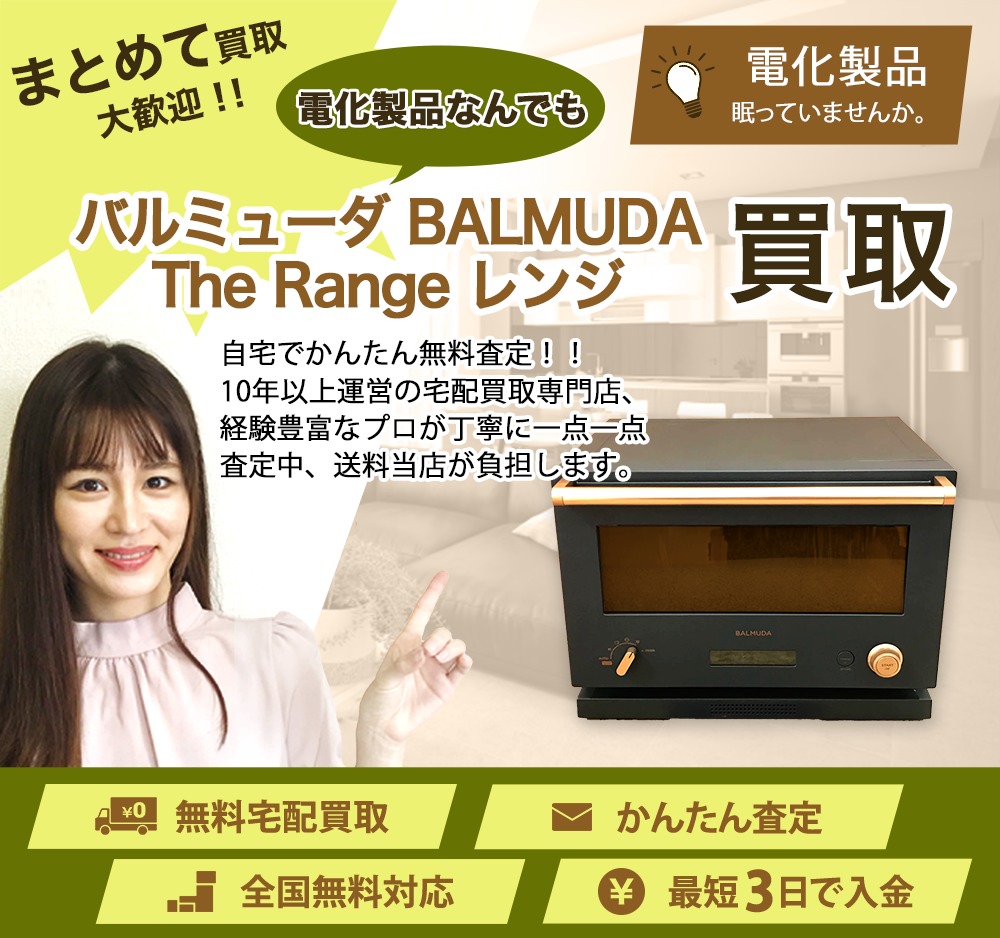バルミューダ BALMUDA The Range レンジ バナー画像